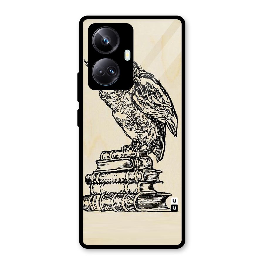 Book Owl Glass Back Case for Realme 10 Pro Plus