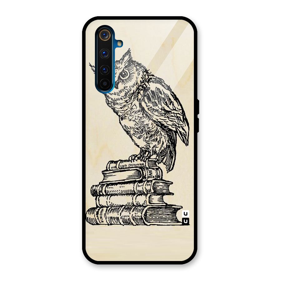 Book Owl Glass Back Case for Realme 6 Pro