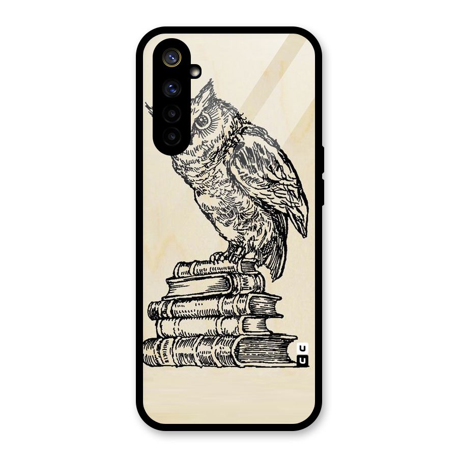 Book Owl Glass Back Case for Realme 6i