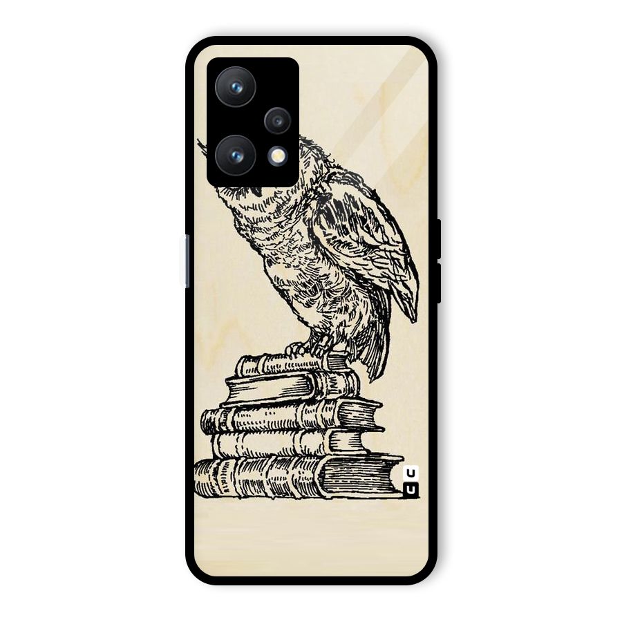 Book Owl Glass Back Case for Realme 9 Pro 5G