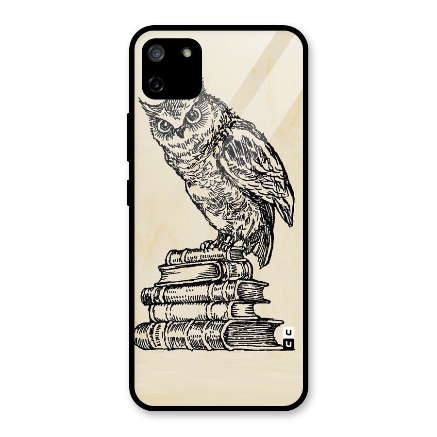 Book Owl Glass Back Case for Realme C11