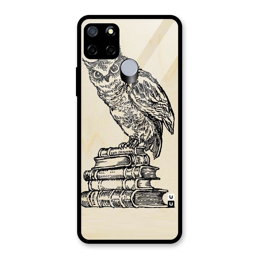 Book Owl Glass Back Case for Realme C12