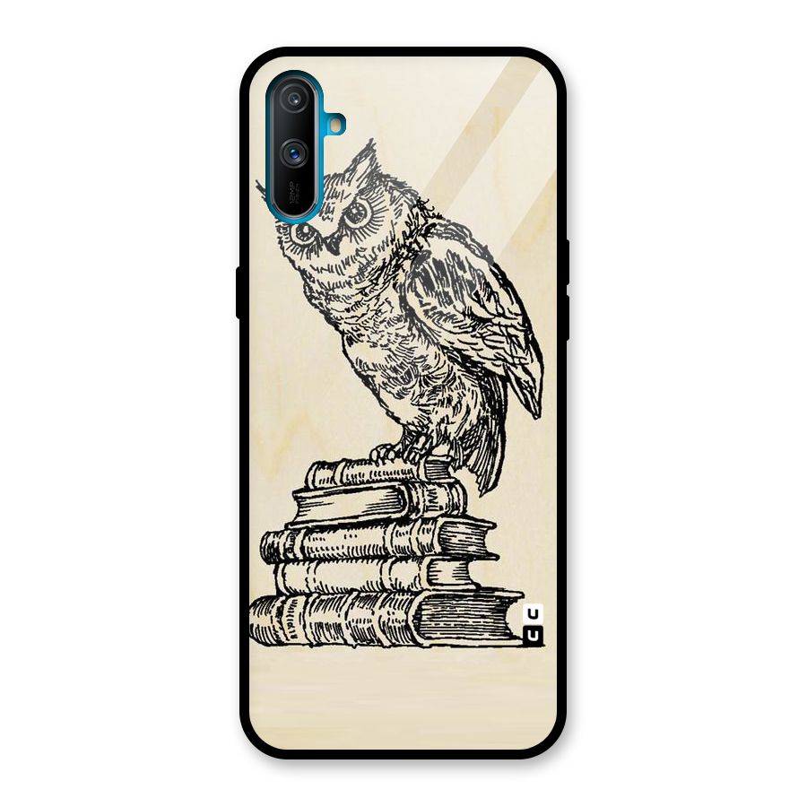 Book Owl Glass Back Case for Realme C3