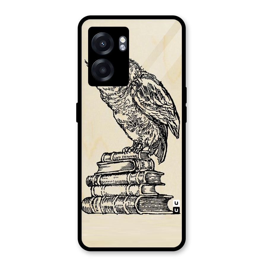 Book Owl Glass Back Case for Realme Narzo 50 5G