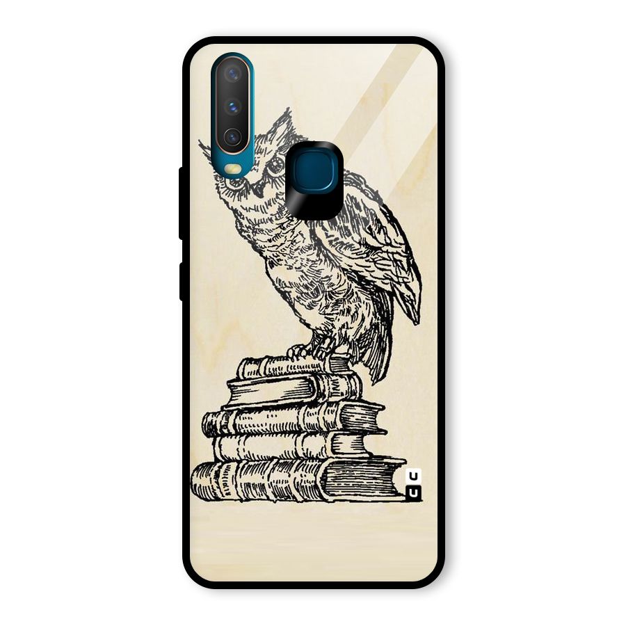 Book Owl Glass Back Case for Vivo U10