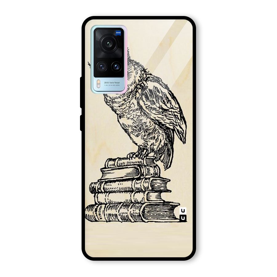 Book Owl Glass Back Case for Vivo X60
