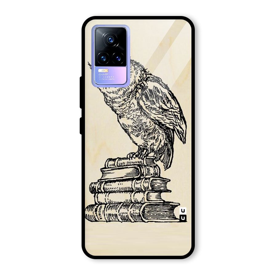 Book Owl Glass Back Case for Vivo Y73