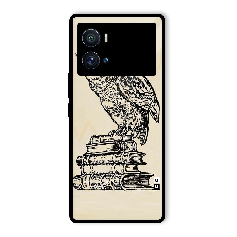 Book Owl Glass Back Case for Vivo iQOO 9 Pro