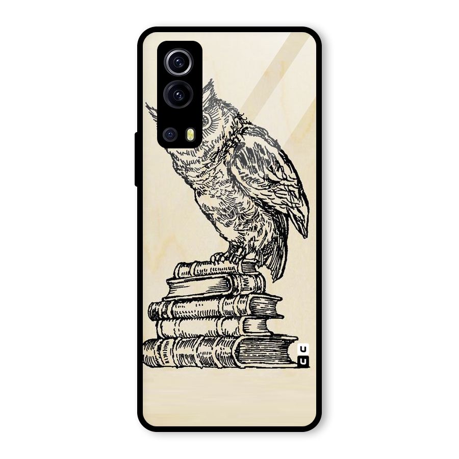 Book Owl Glass Back Case for Vivo iQOO Z3