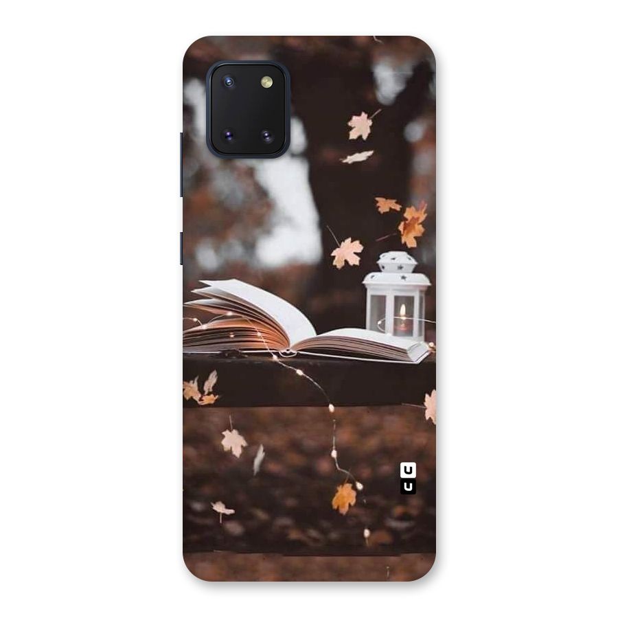 Book and Fall Leaves Back Case for Galaxy Note 10 Lite