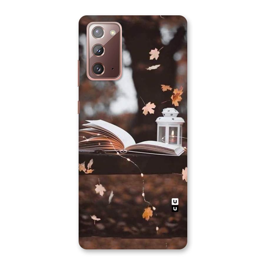 Book and Fall Leaves Back Case for Galaxy Note 20