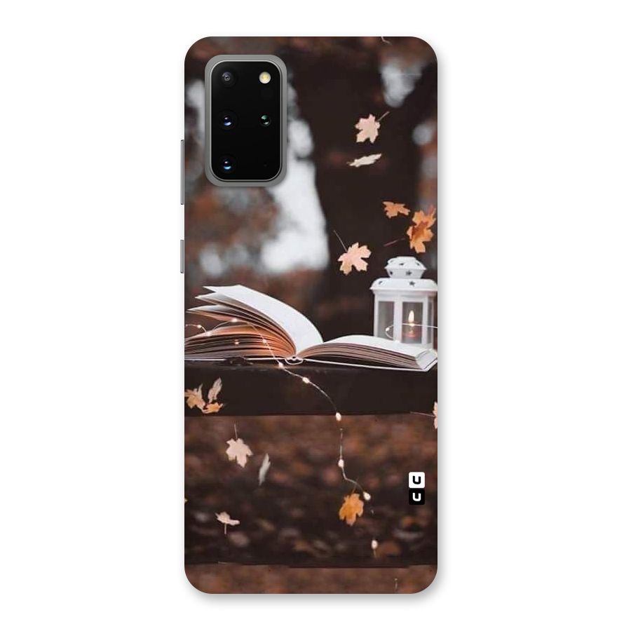 Book and Fall Leaves Back Case for Galaxy S20 Plus