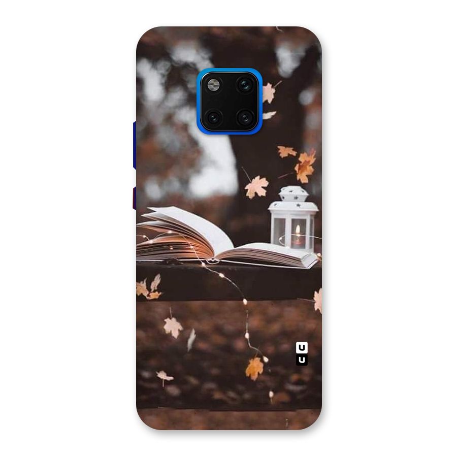 Book and Fall Leaves Back Case for Huawei Mate 20 Pro