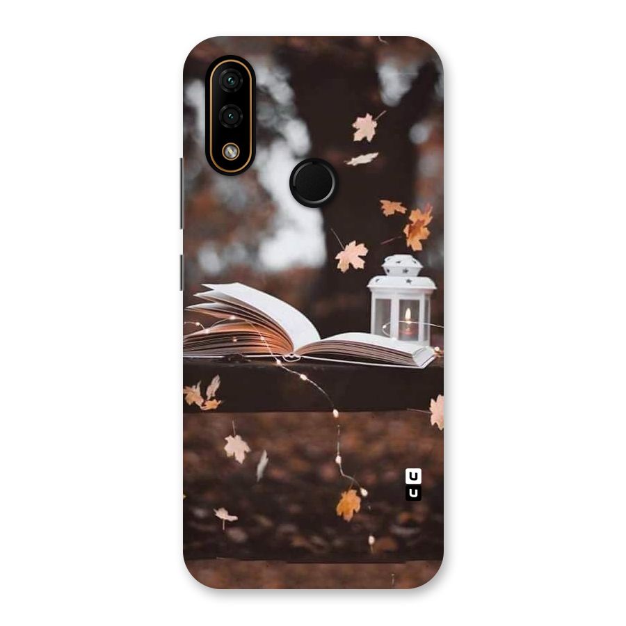 Book and Fall Leaves Back Case for Lenovo A6 Note