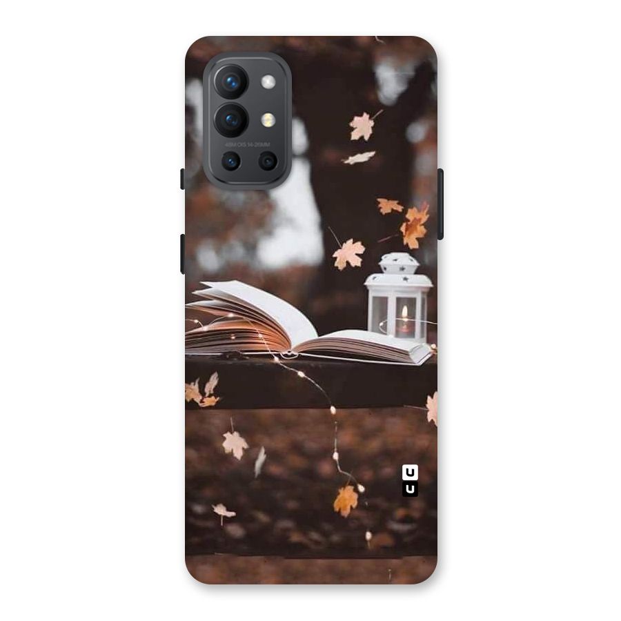 Book and Fall Leaves Back Case for OnePlus 9R