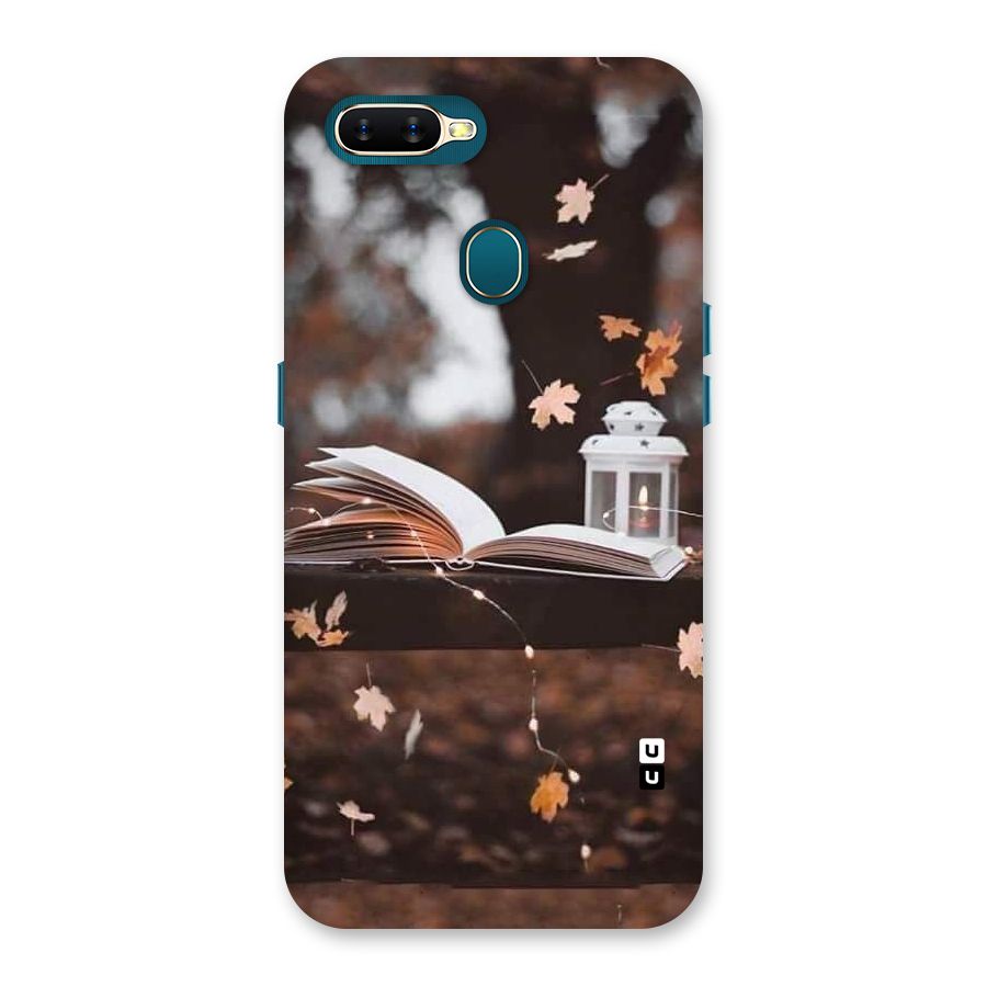 Book and Fall Leaves Back Case for Oppo A11k
