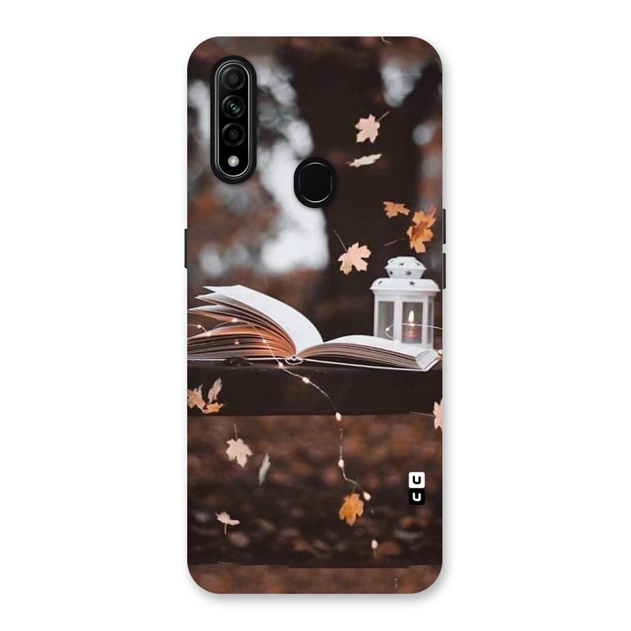 Book and Fall Leaves Back Case for Oppo A31