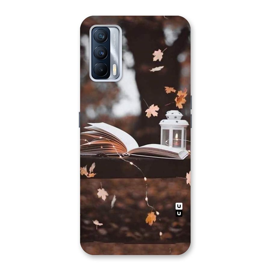 Book and Fall Leaves Back Case for Realme X7