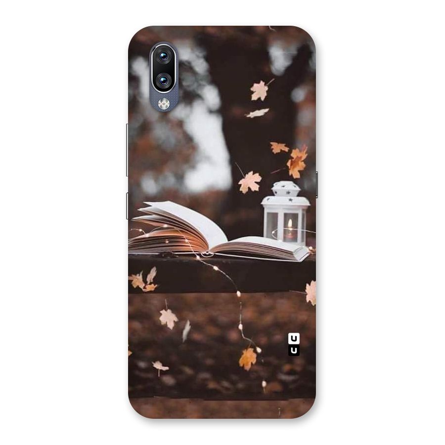 Book and Fall Leaves Back Case for Vivo NEX