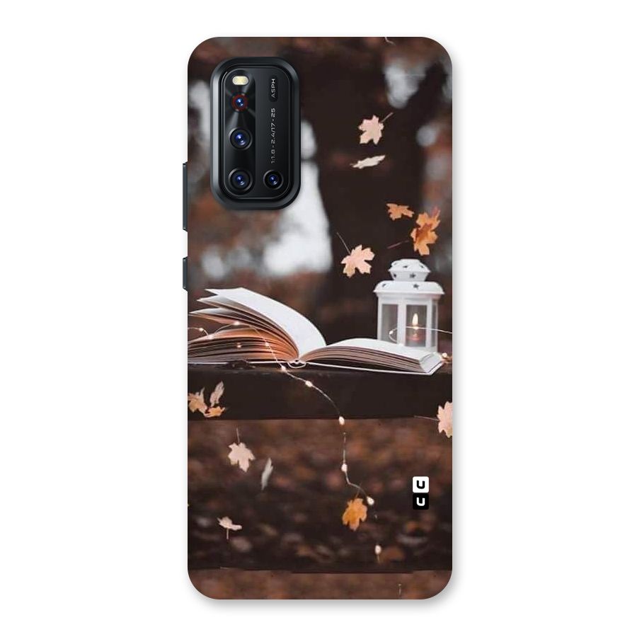 Book and Fall Leaves Back Case for Vivo V19