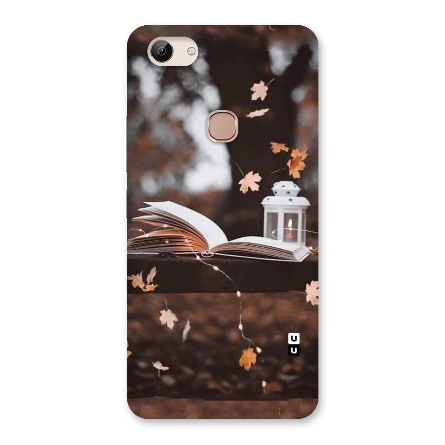 Book and Fall Leaves Back Case for Vivo Y83