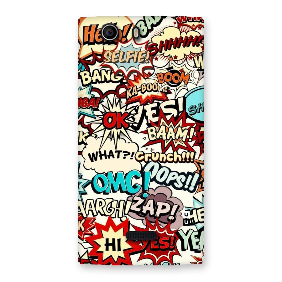Boom Zap Back Case for Canvas Nitro 2 E311