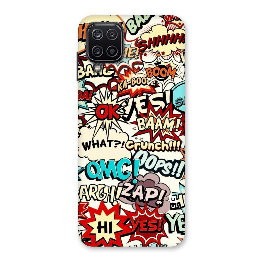 Boom Zap Back Case for Galaxy A12