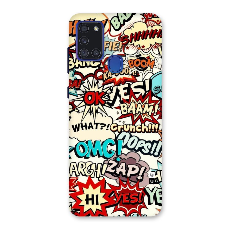 Boom Zap Back Case for Galaxy A21s