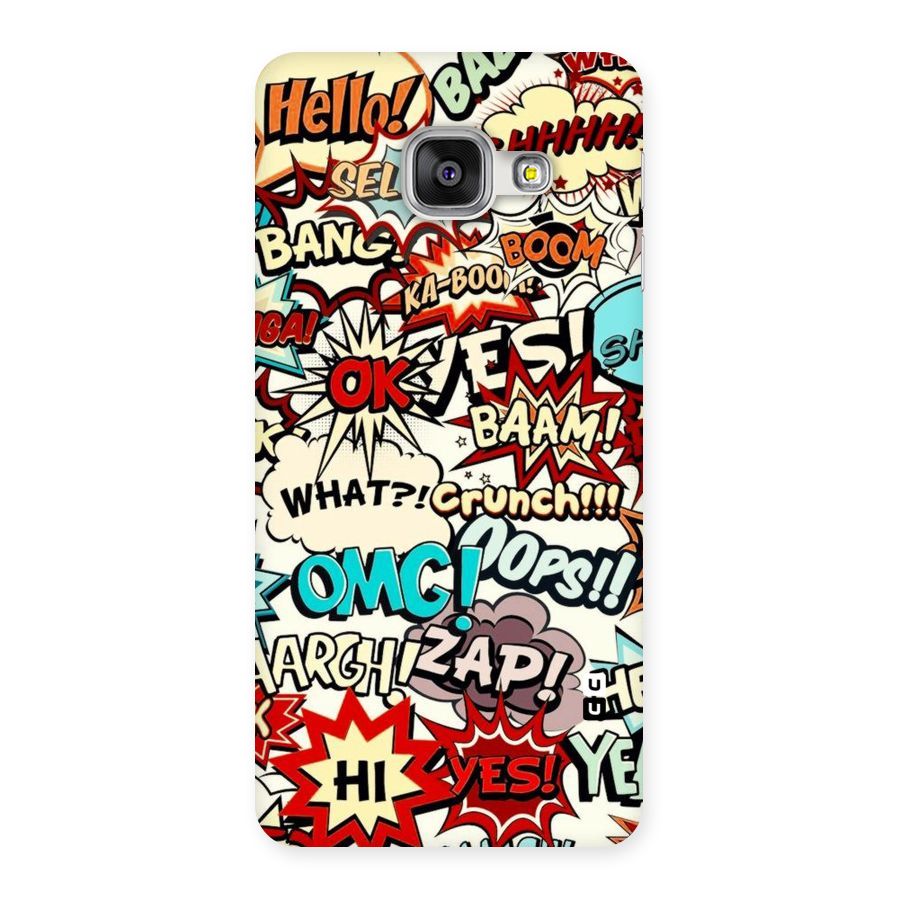 Boom Zap Back Case for Galaxy A3 2016