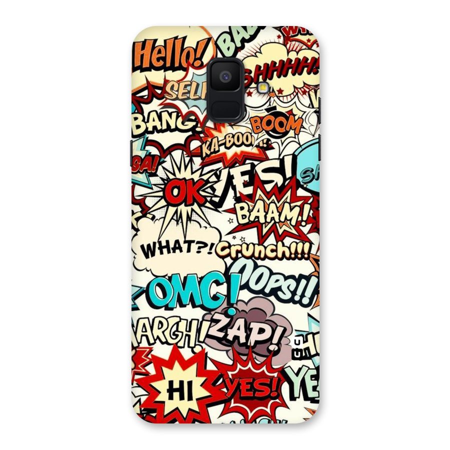 Boom Zap Back Case for Galaxy A6 (2018)