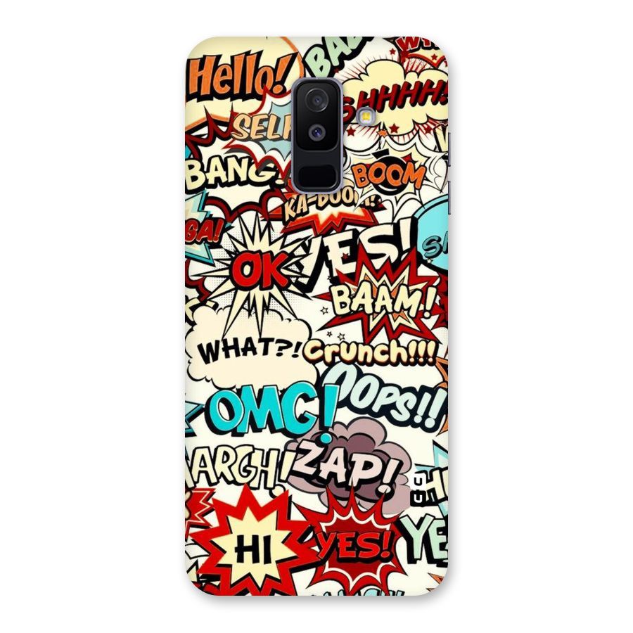 Boom Zap Back Case for Galaxy A6 Plus