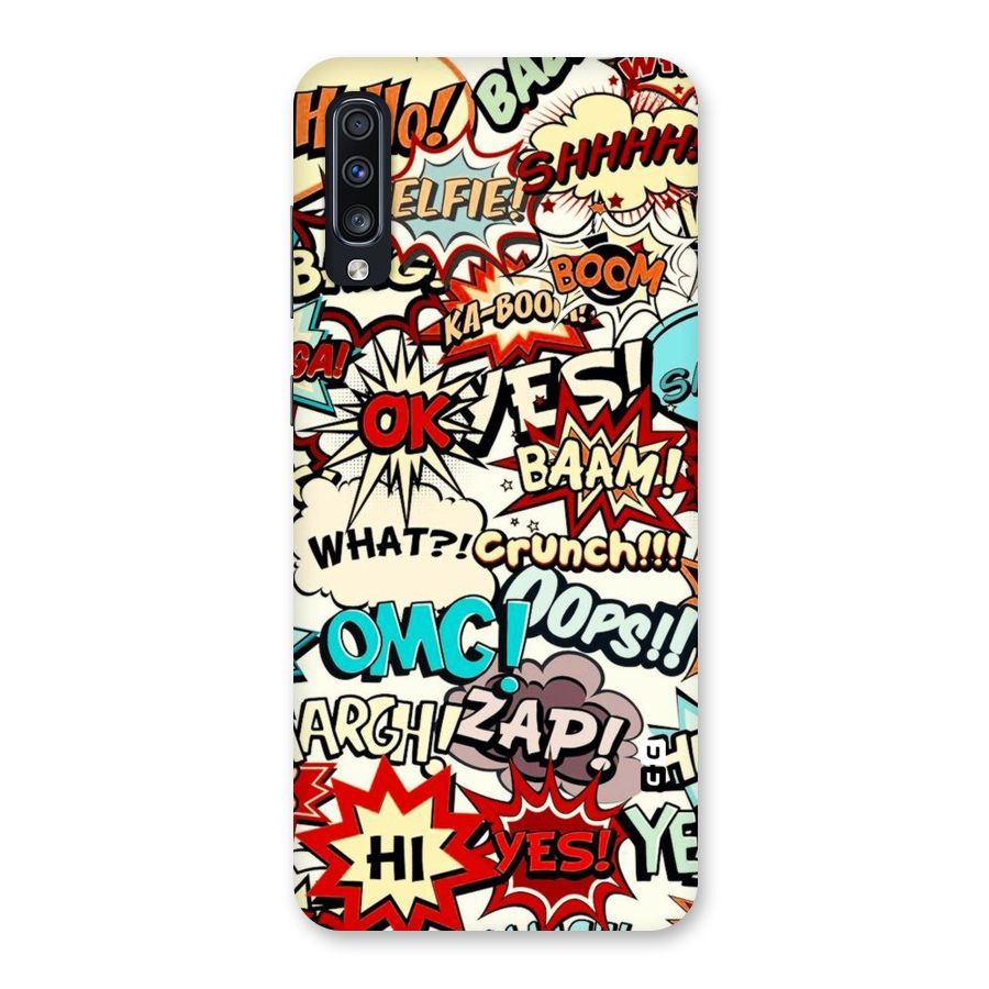 Boom Zap Back Case for Galaxy A70