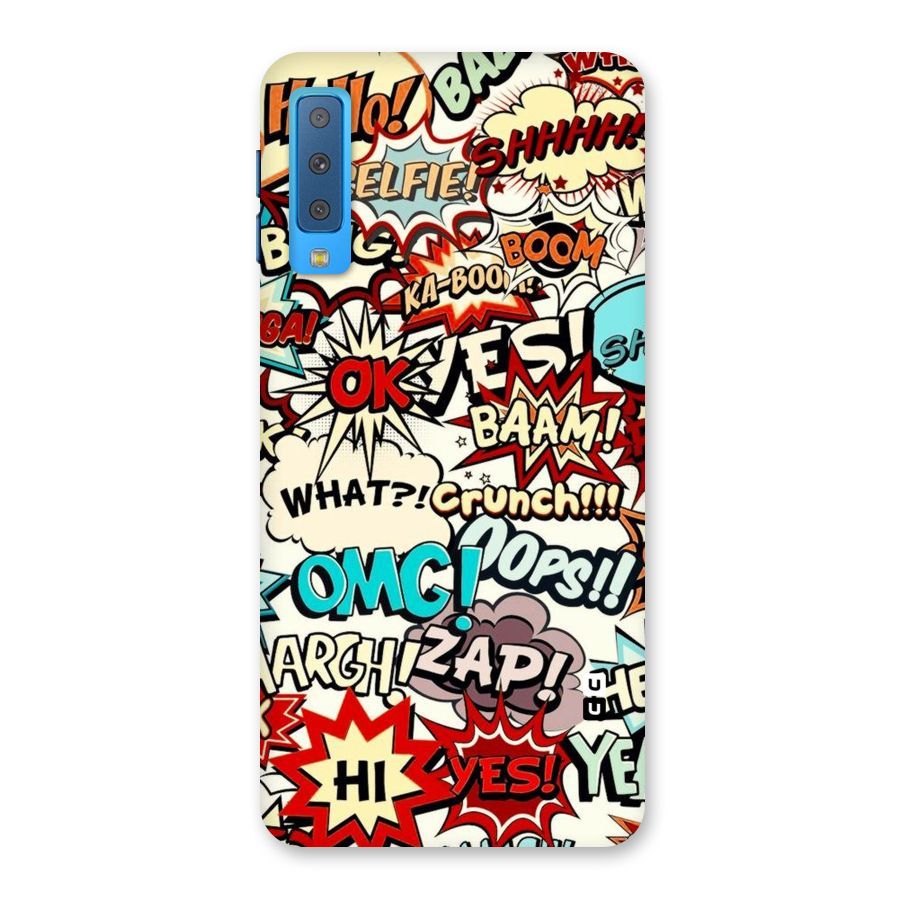 Boom Zap Back Case for Galaxy A7 (2018)