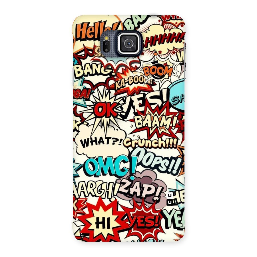 Boom Zap Back Case for Galaxy Alpha