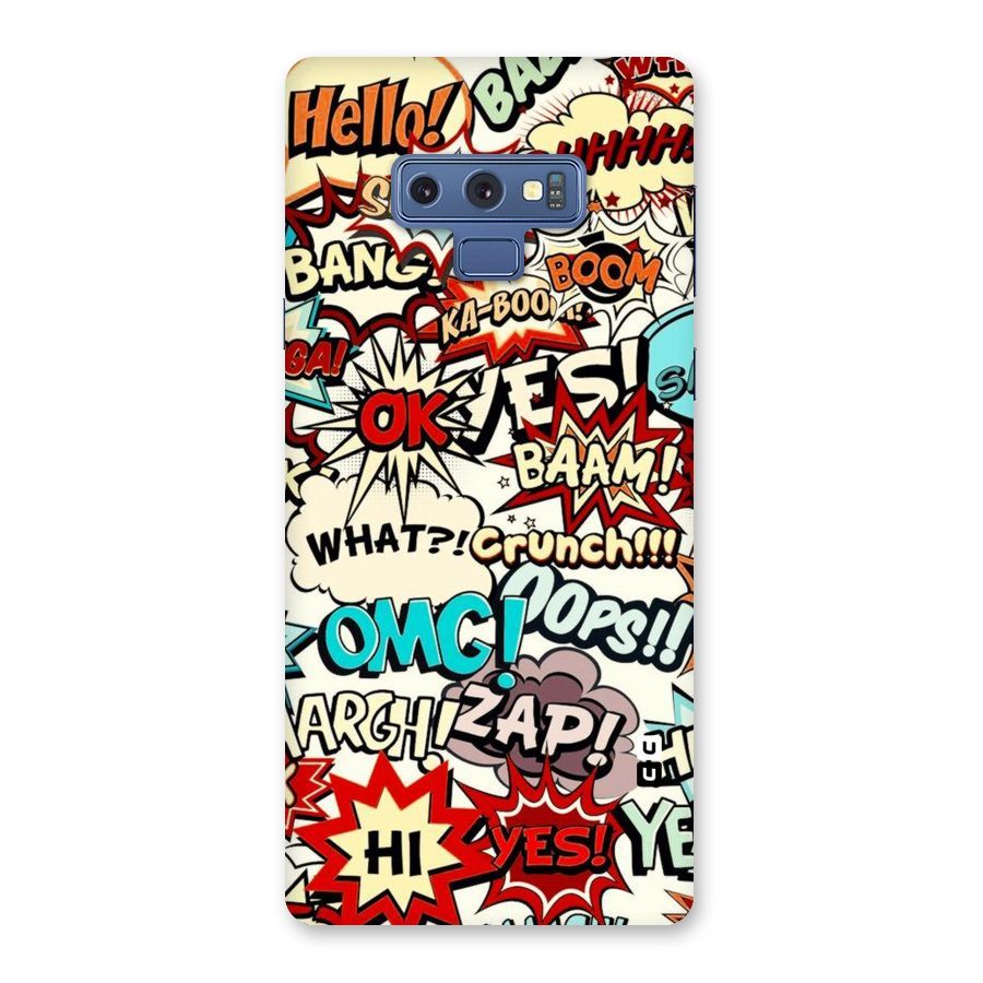 Boom Zap Back Case for Galaxy Note 9