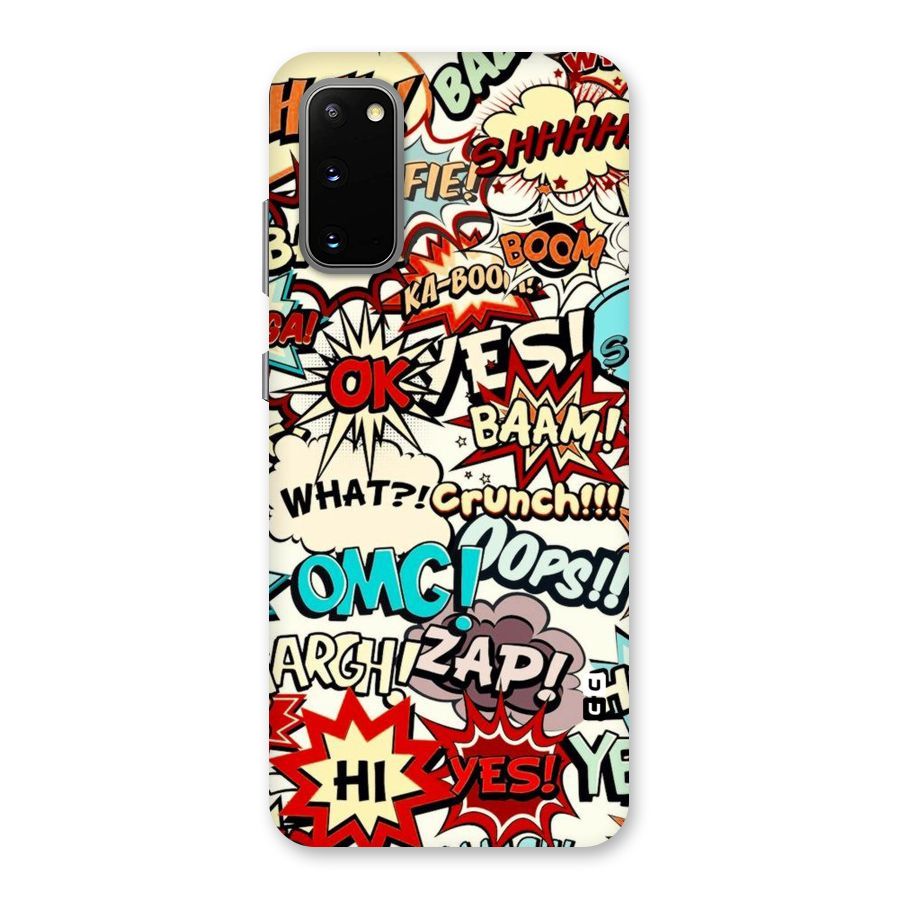 Boom Zap Back Case for Galaxy S20