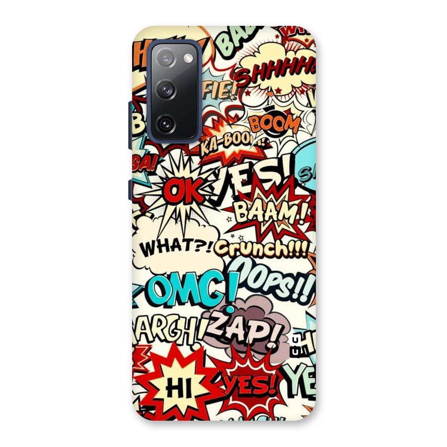 Boom Zap Back Case for Galaxy S20 FE
