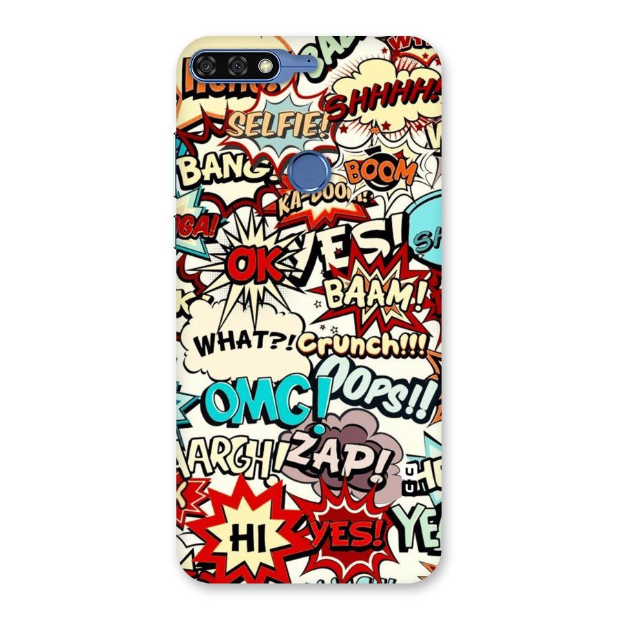 Boom Zap Back Case for Honor 7C