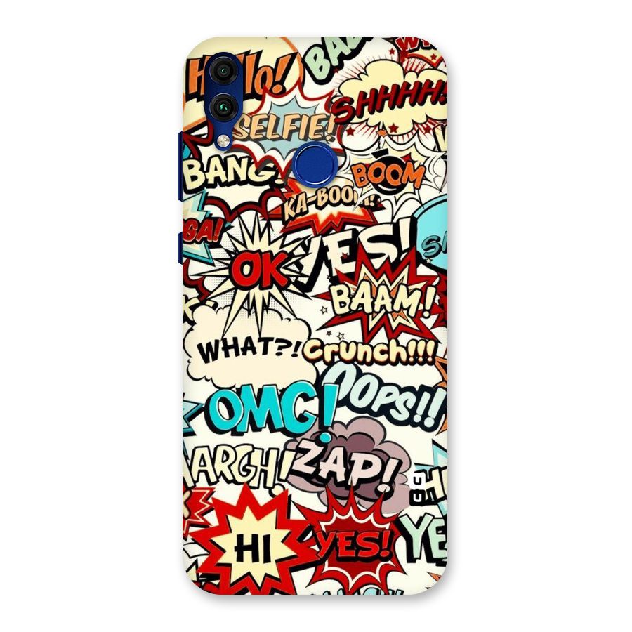 Boom Zap Back Case for Honor 8C