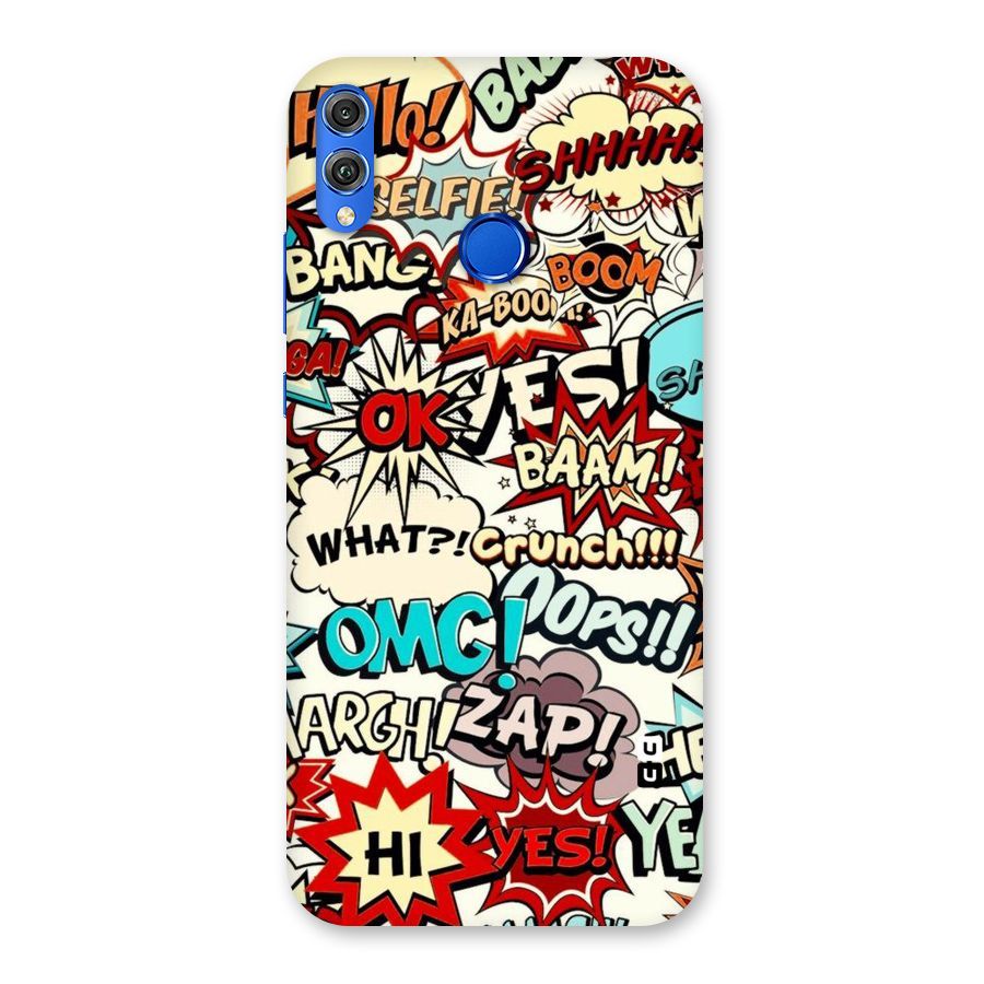 Boom Zap Back Case for Honor 8X