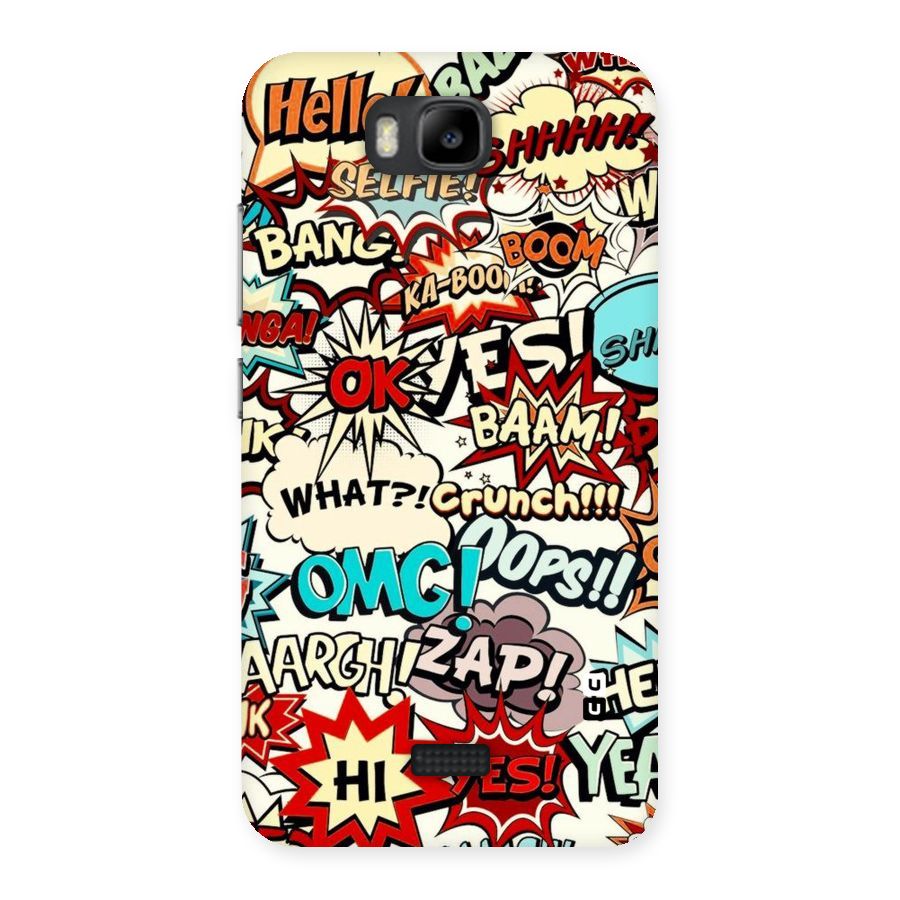 Boom Zap Back Case for Honor Bee