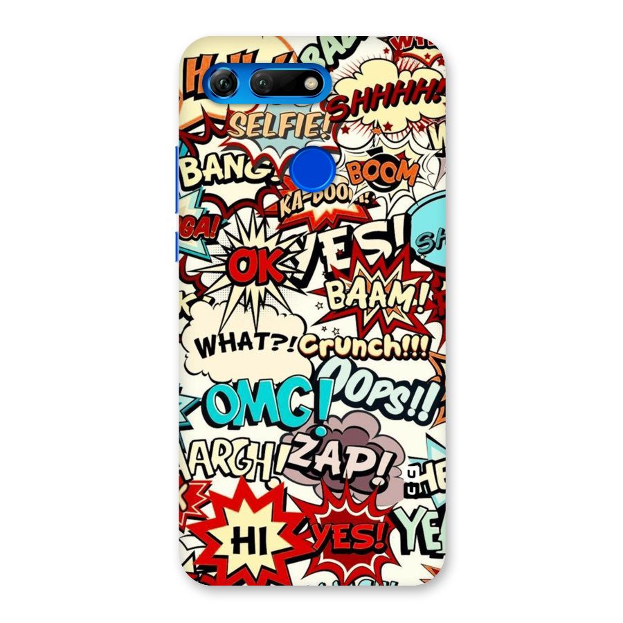 Boom Zap Back Case for Honor View 20