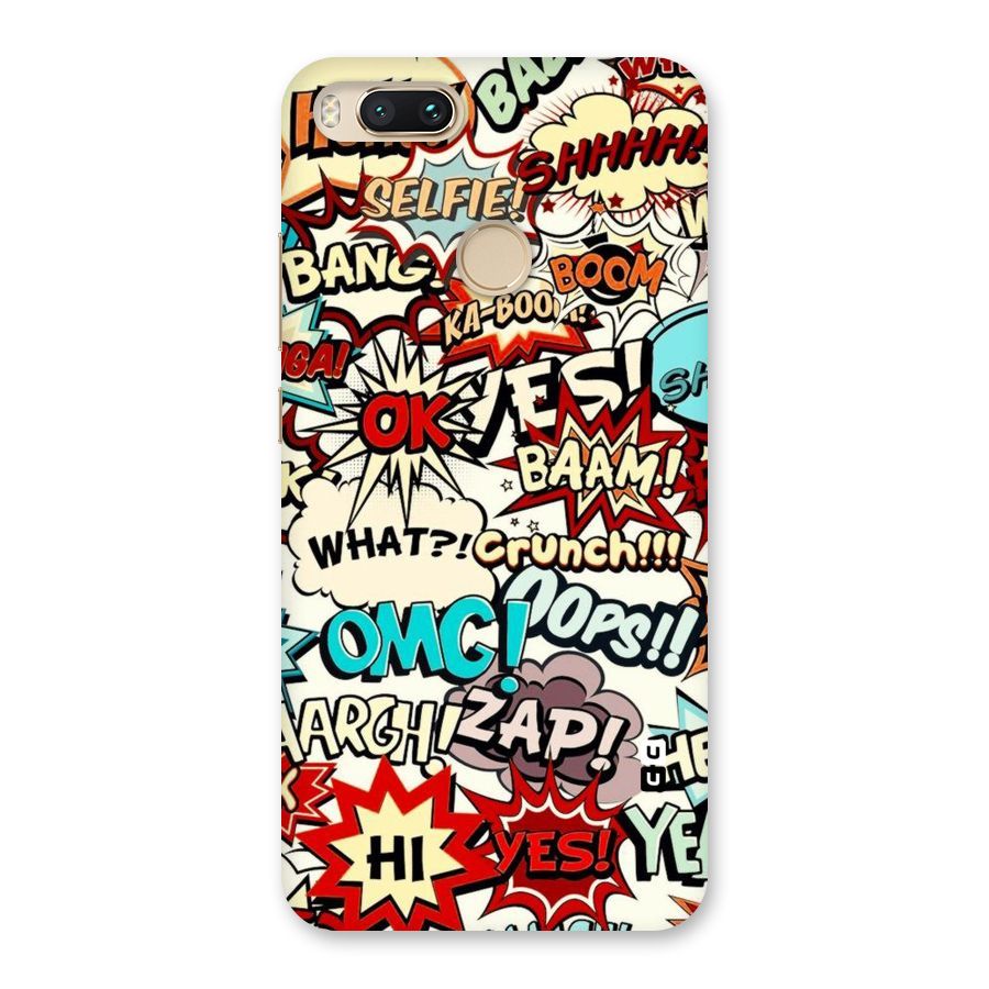 Boom Zap Back Case for Mi A1