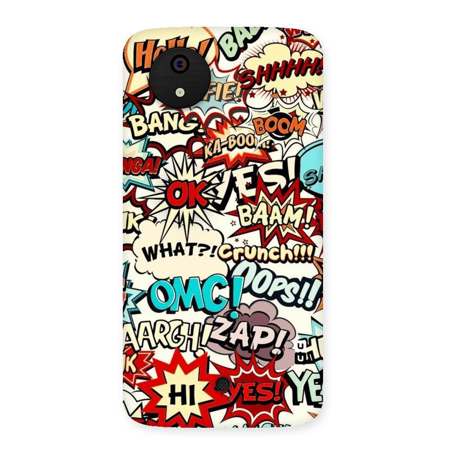 Boom Zap Back Case for Micromax Canvas A1