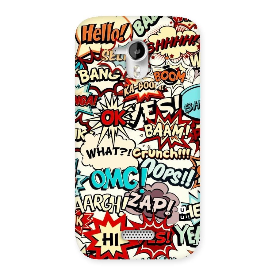 Boom Zap Back Case for Micromax Canvas HD A116