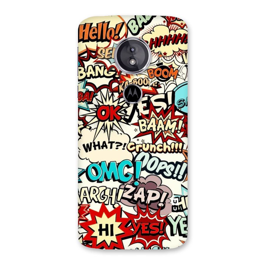 Boom Zap Back Case for Moto E5