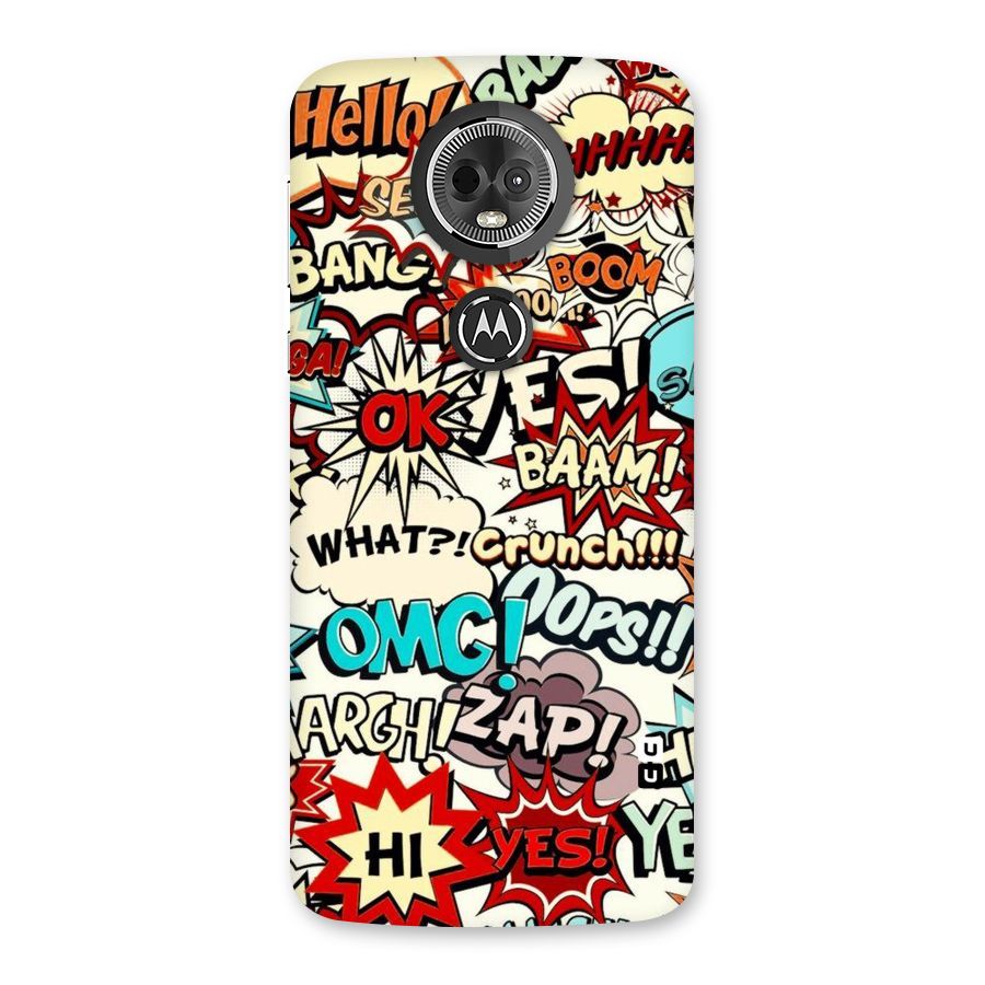 Boom Zap Back Case for Moto E5 Plus
