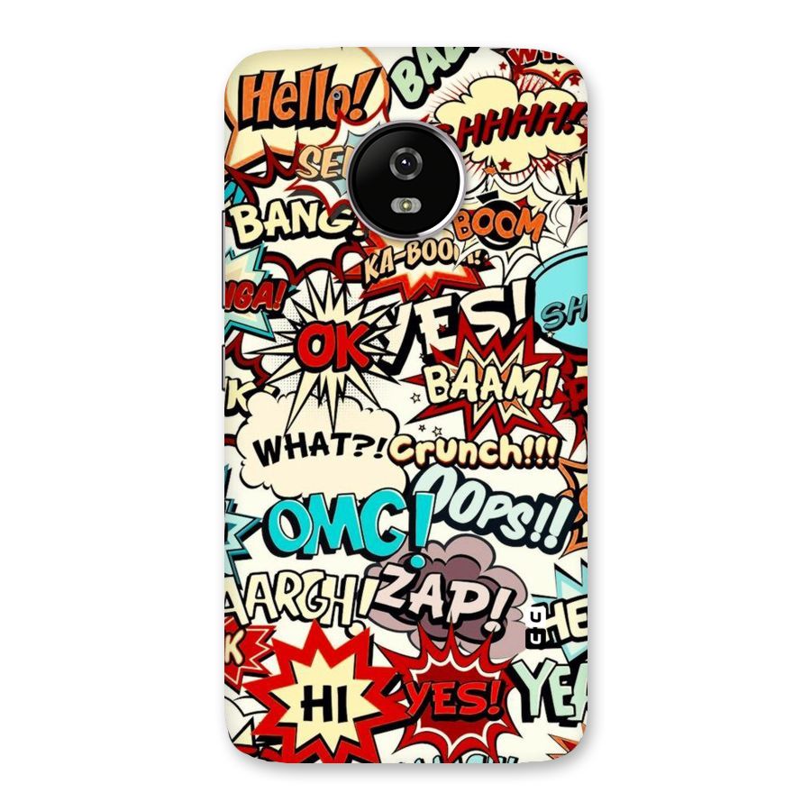 Boom Zap Back Case for Moto G5