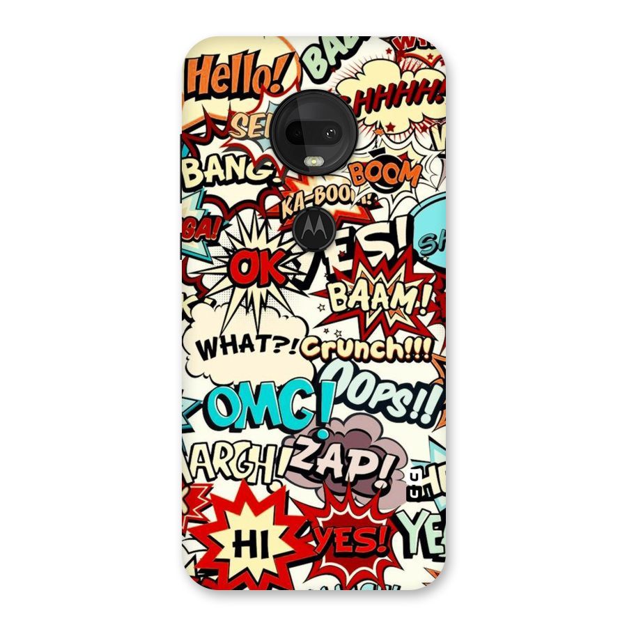 Boom Zap Back Case for Moto G7