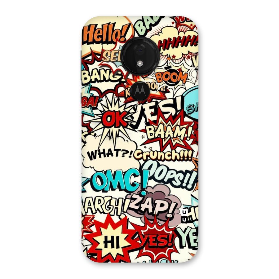 Boom Zap Back Case for Moto G7 Power